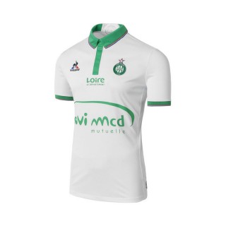 Le Coq Sportif Maillot Replica Exterieur As Saint Etienne Optical Blanc Polos Manches Courtes Homme Vendre Marseille